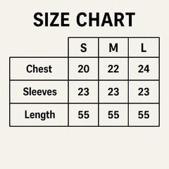 Size chart for Rosé Bloom Set nightgown with chest, sleeve, and length measurements for sizes S to L in inches.