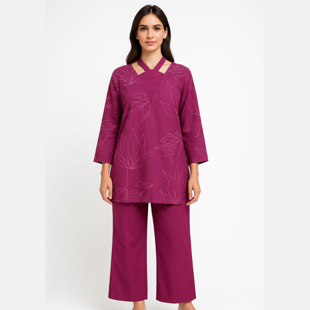 Magenta Muse Cord Set DrapeTribe