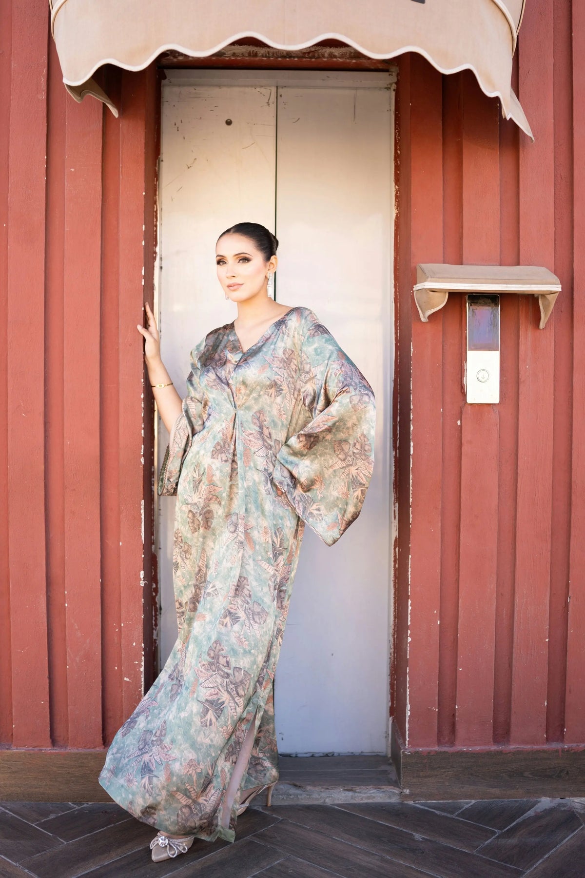 Zariah Silk Kaftan DrapeTribe