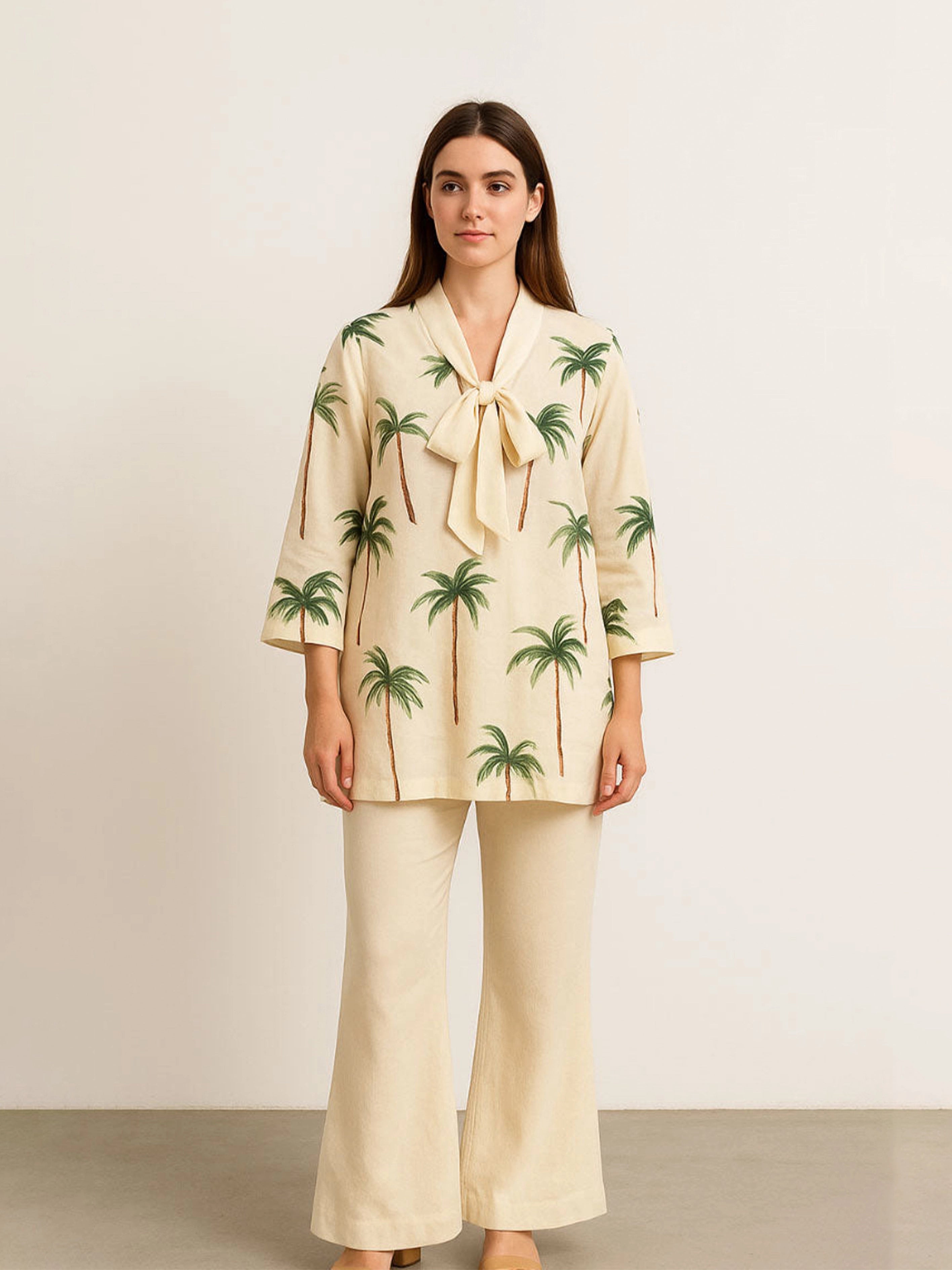 Palm Breeze 2 piece  Cord Set DrapeTribe