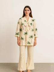 Palm Breeze 2 piece  Cord Set DrapeTribe
