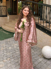 Rose Gold Kaftan Statement Drapes