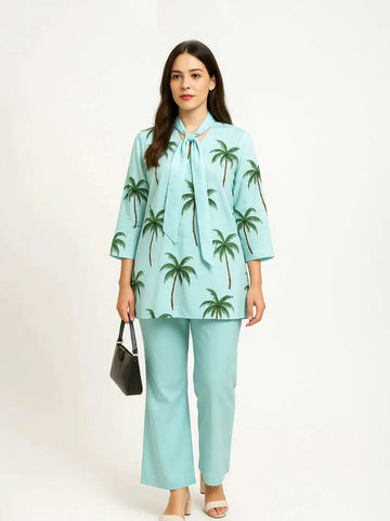 Aqua Bloom 2 piece Cord Set