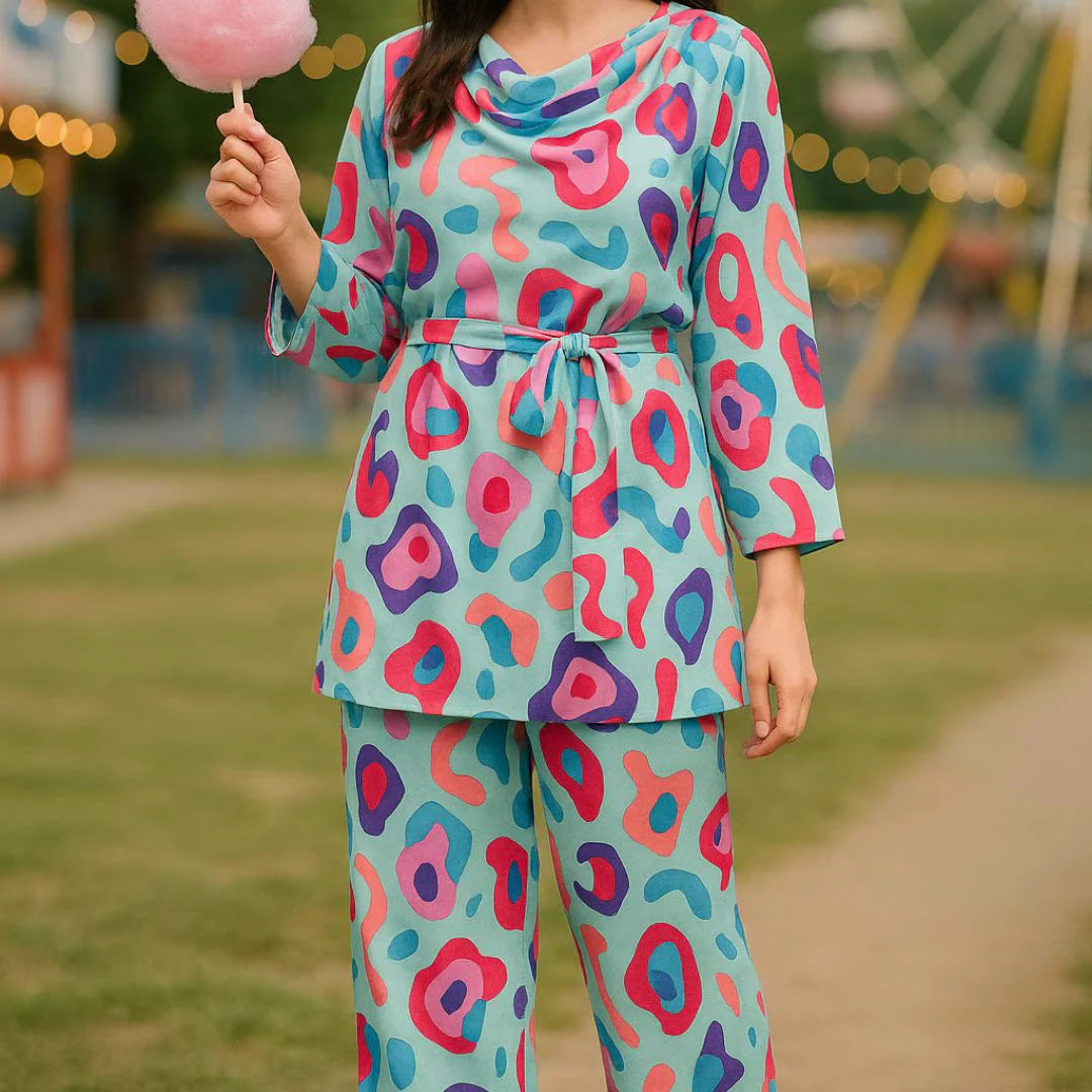 Cotton Candy Chic 2 piece Cord Set DrapeTribe