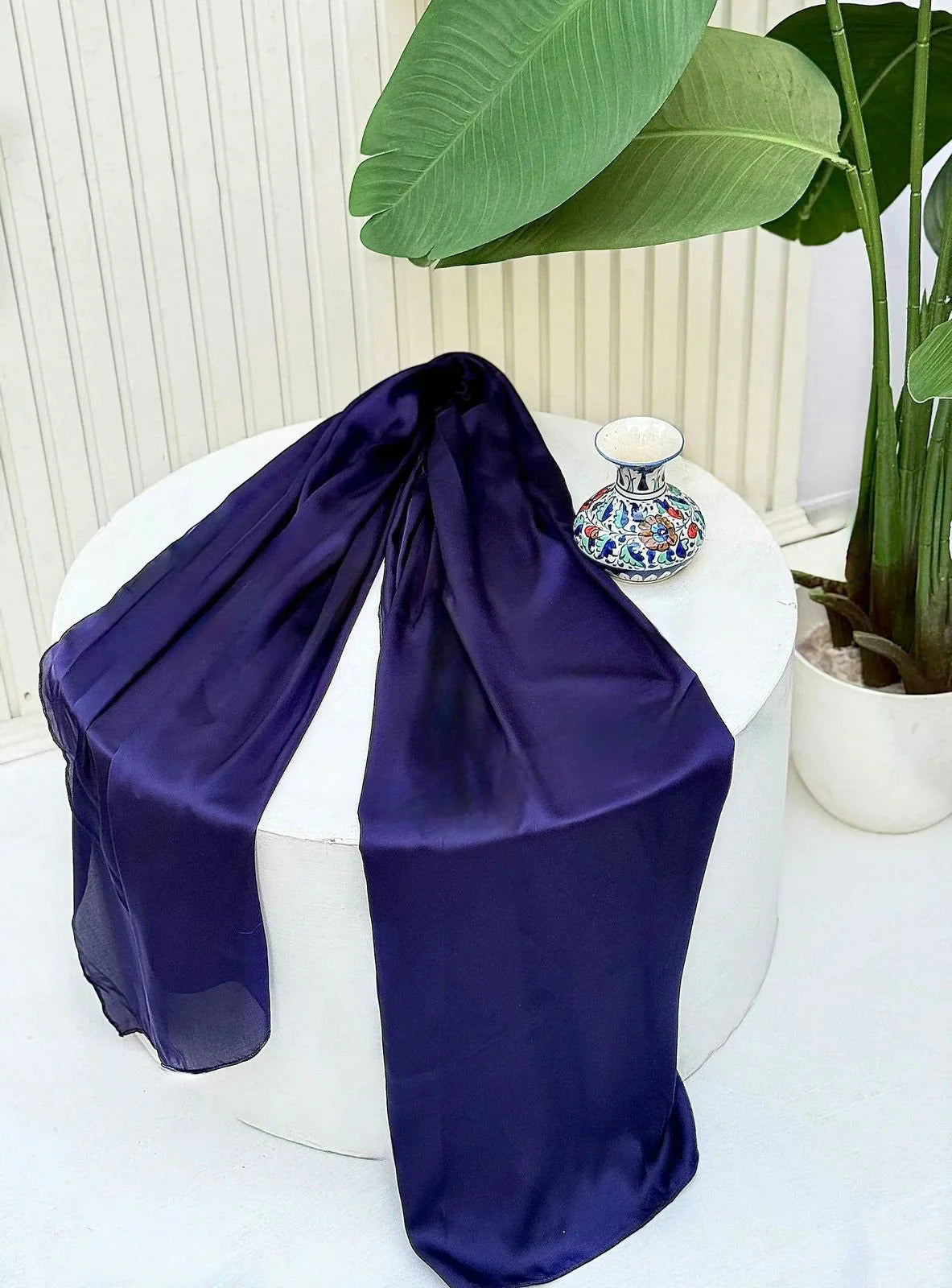 Navy Flora Kaftan Gown Everyday Chic