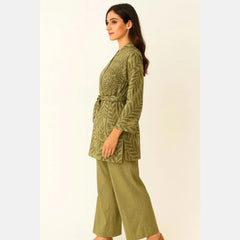 Olive Grace 2 piece  Cord Set DrapeTribe