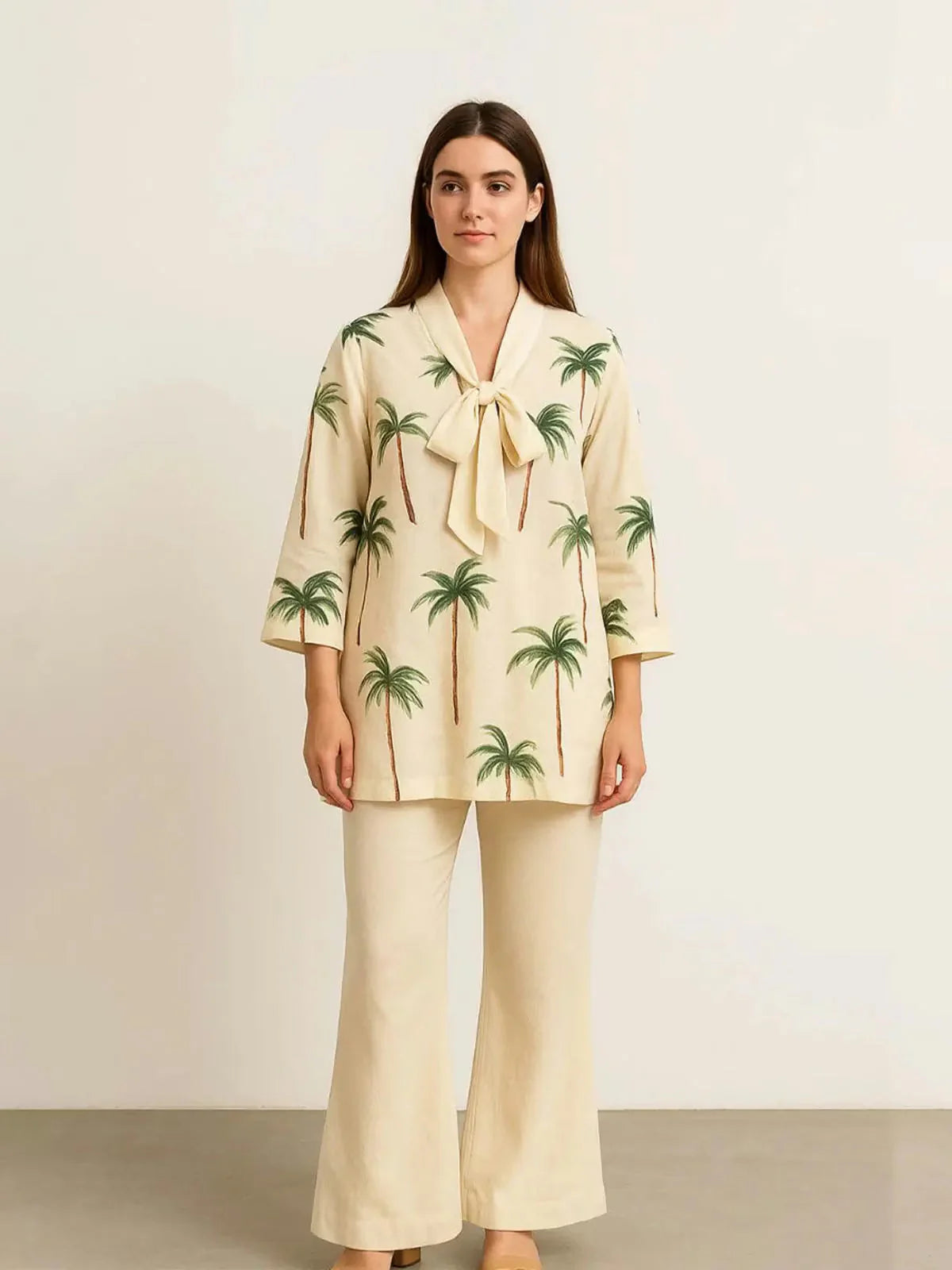 Palm Breeze 2 piece  Cord Set DrapeTribe