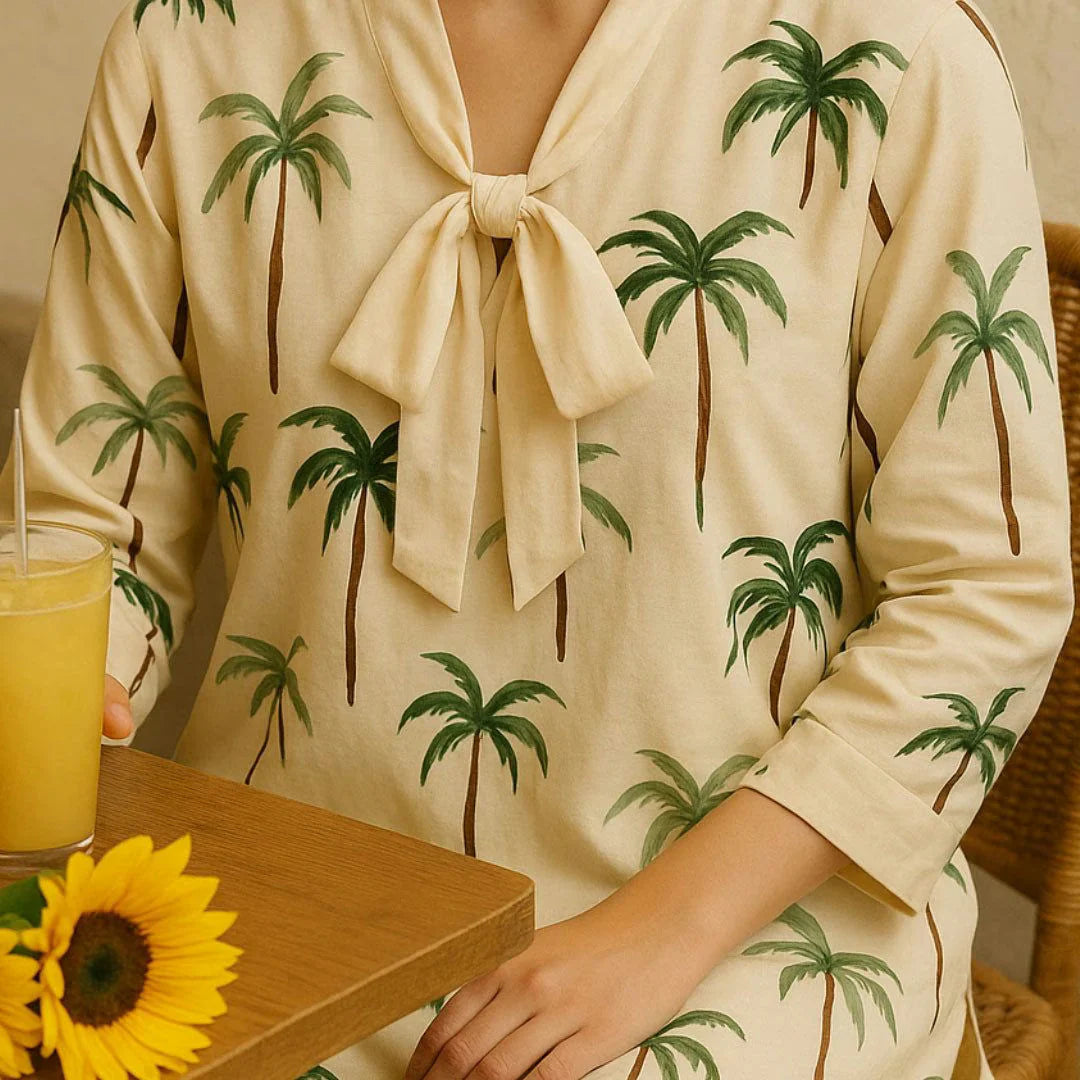 Palm Breeze 2 piece  Cord Set DrapeTribe