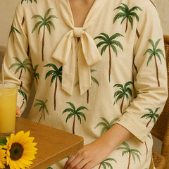 Palm Breeze 2 piece  Cord Set DrapeTribe