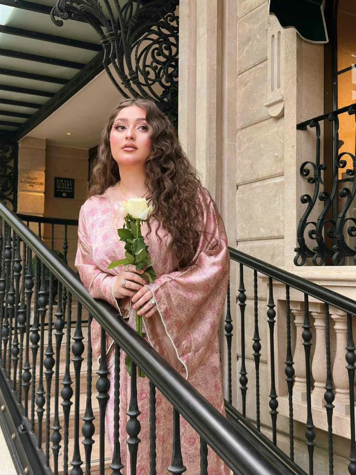 Rose Gold Kaftan Statement Drapes