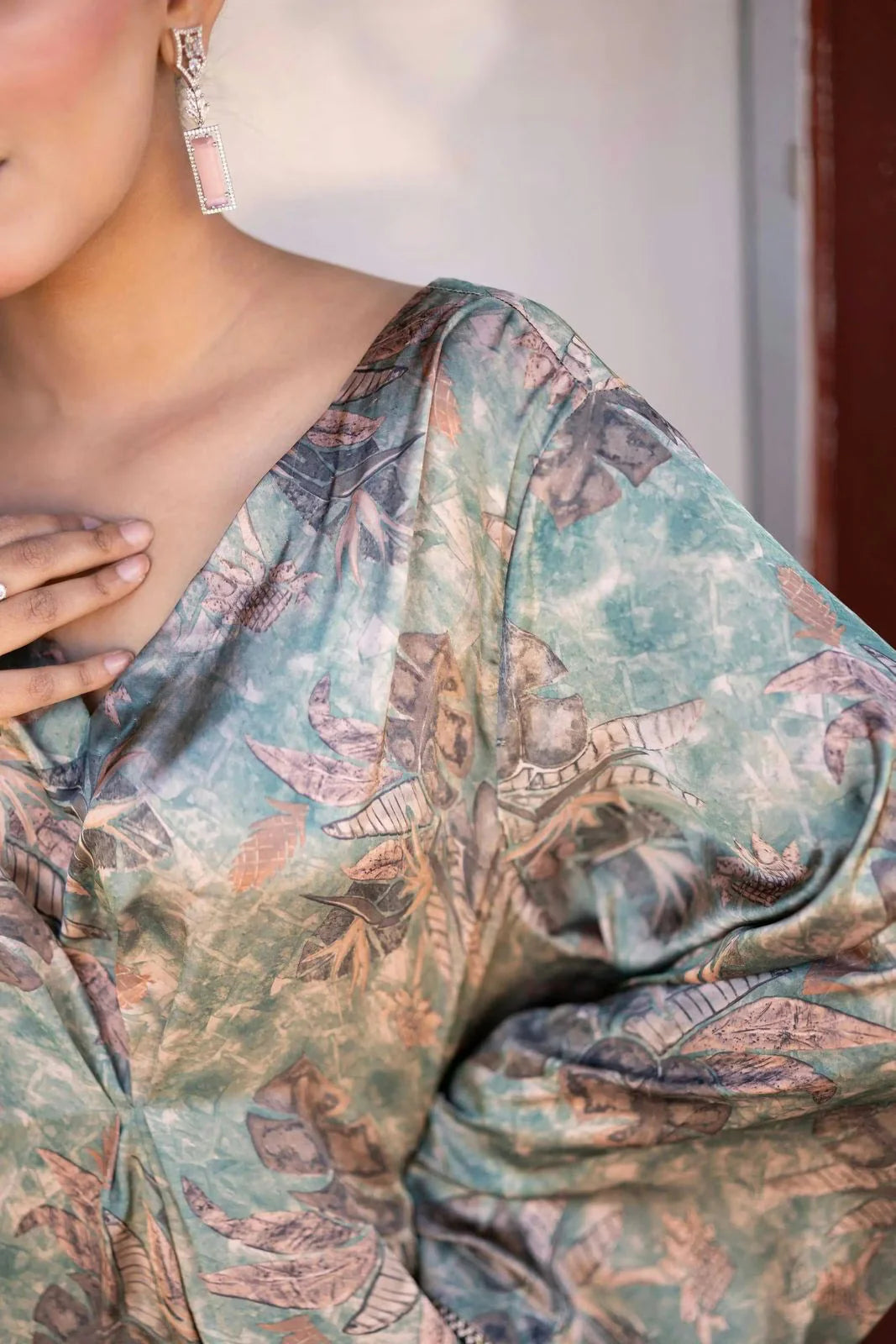 Zariah Silk Kaftan Statement Drapes